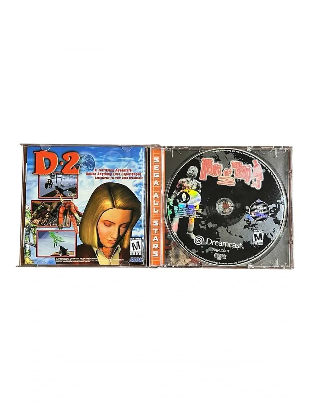 House of the Dead 2 (1999 Sega Dreamcast) Complete And Tested